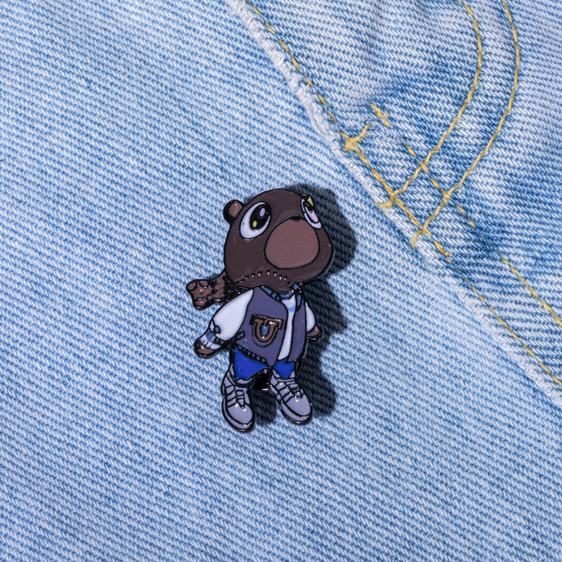 Kanye Graduation Metal Pin